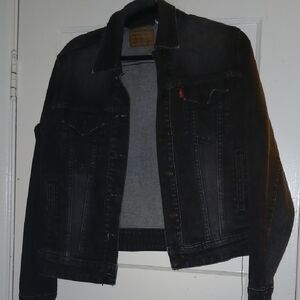 Womens Black Denim Jacket